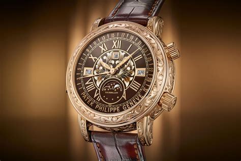 patek philippe geneve moonphase tourbillon watch